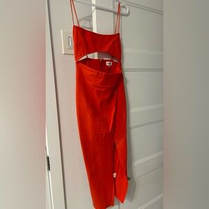 Brand new superdown red/orange dress. Small